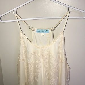 Lace off white dress